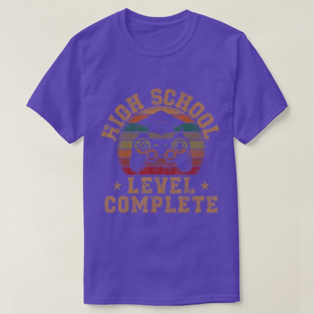 Camiseta Video de graduación de nivel secundario completo (Diseño del anverso)