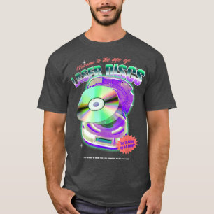 Camiseta Video de la noche de la película LaserDisc Viñeta