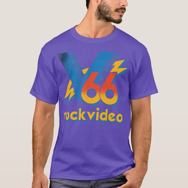 Camiseta Video de rock retro de Boston V66 (Anverso)