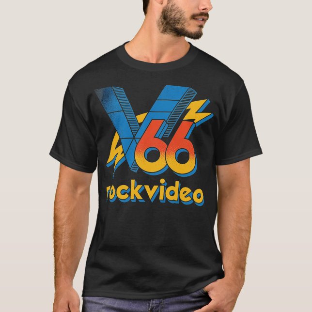 Camiseta Video de rock retro de Boston V66 (Anverso)