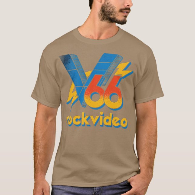 Camiseta Video de rock retro de Boston V66 (Anverso)
