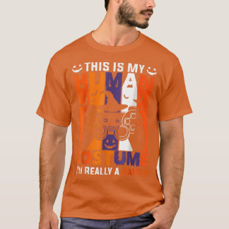 Camiseta Video divertido de Halloween de Gamer Pumpkin Jack