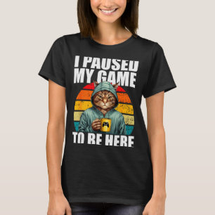 Camiseta Video Divertido De Juegos De Pc Gamer Pausé Mi Jue