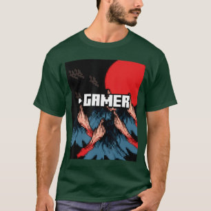 Camiseta Video Divertido Gamer Piel Amante de Juegos de Vid