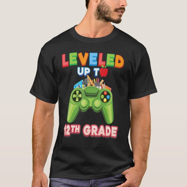 Camiseta Video Estudiantil De 12º Grado Con Un Nivel De Has (Anverso)