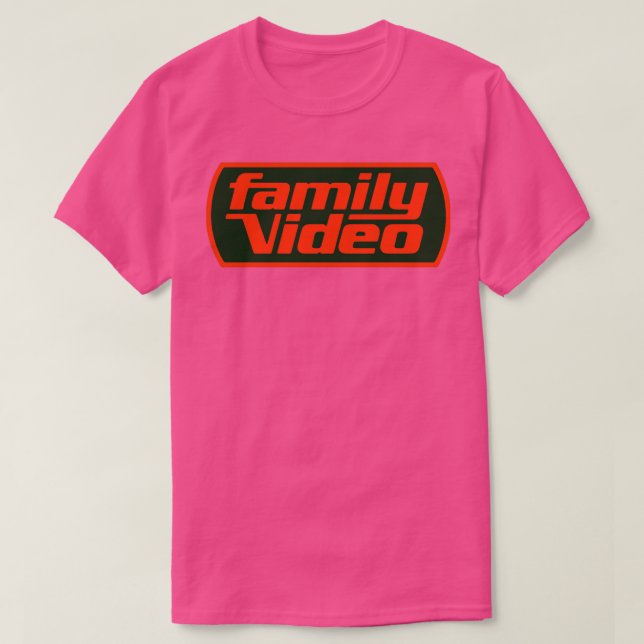 Camiseta Vídeo familiar (Diseño del anverso)