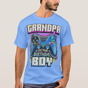 Camiseta Video familiar del abuelo del niño de cumpleaños c