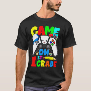 Camiseta Video Game 1st Grade Unlocked Cute First Grade Boy