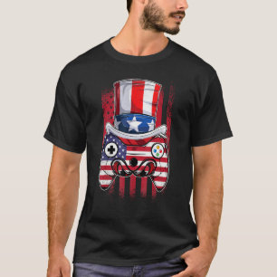 Camiseta Video Game 4 Of July Controller American Flag Ki