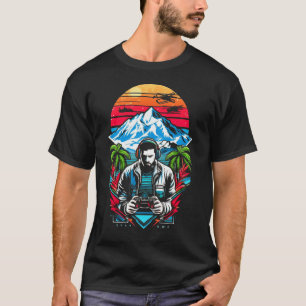 Camiseta Video Game Amantes del Guay Winter Sports Funny Re