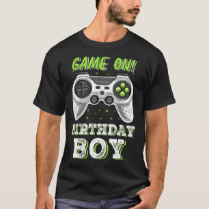 Camiseta Video Game Boy Birthday Party Decorations Time to