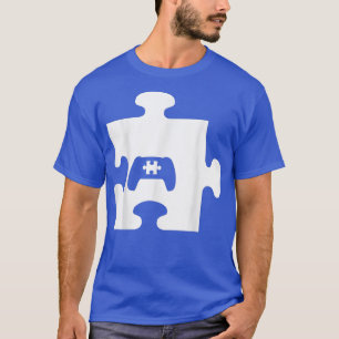 Camiseta Video Game Controller Game Puzzle Autism Awareness