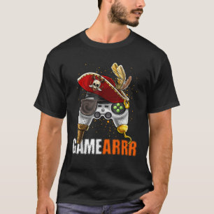 Camiseta Video Game Controller Halloween Pirate Costume Boy