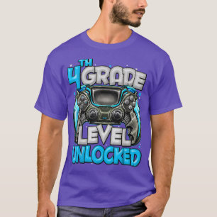 Camiseta Video Game Level Unlocked 4th Grade Back To School