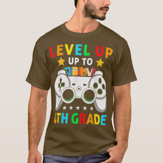 Camiseta Video Game Level Up To 4th Grade Team Fourth Grade