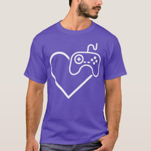 Camiseta Video Game Lover Heart con Game Controller