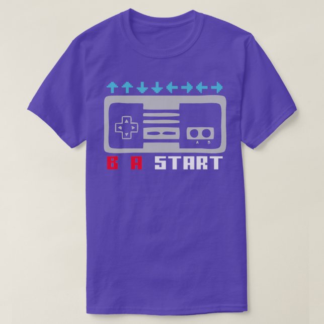Camiseta Video Game Lover Retro Cheat Code Men Boys n Kid D (Diseño del anverso)