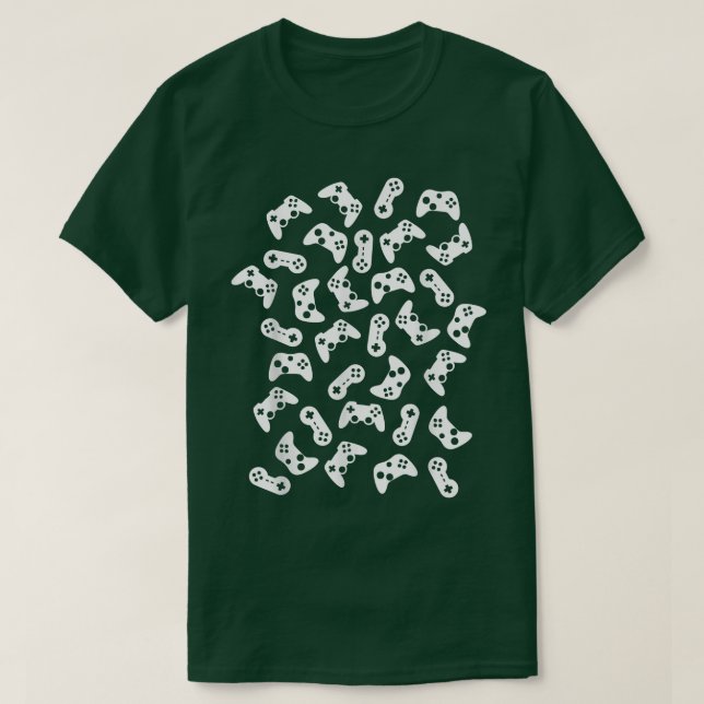 Camiseta Video Game Pattern for Gamer  (Diseño del anverso)