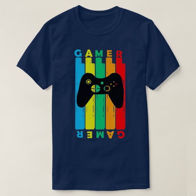 Camiseta Video Game Player Boys Chicas ns Men Controller (Diseño del anverso)