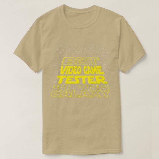 Camiseta Video Game Tester Funny Cool Galaxy Job Premium T- (Diseño del anverso)