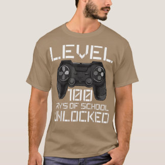 Camiseta Video Games 100th Day Of School  For Gamer Boys Ki