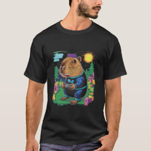 Camiseta Video Games Lover Capybara Funny Video Games Capyb