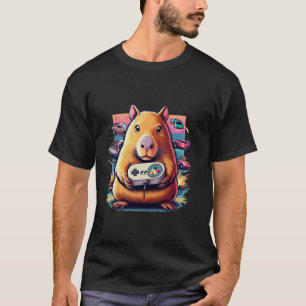 Camiseta Video Games Lover Capybara Funny Video Games Capyb