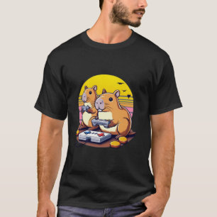 Camiseta Video Games Lover Capybara Funny Video Games Capyb