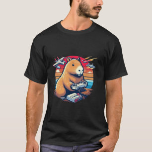 Camiseta Video Games Lover Capybara Funny Video Games Capyb