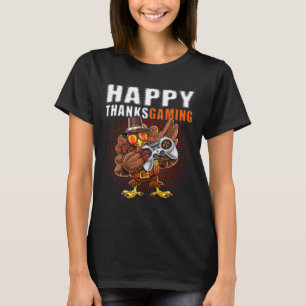Camiseta Video juego de Acción de Gracias Dabbing Turkey Pi