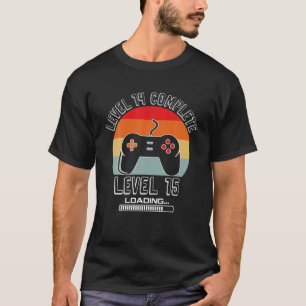 Camiseta Video Jugador De Videos De Cumpleaños De 14 Años