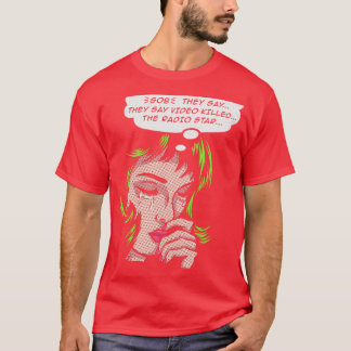 Camiseta Video mató a la estrella de la radio
