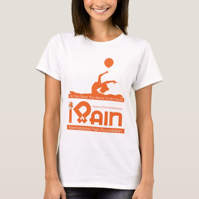 Camiseta vídeo musical de la silueta del iPain (Anverso)