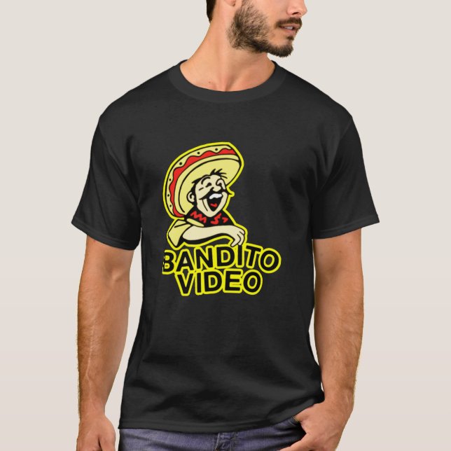 CAMISETA VIDEO Y PEGATINA DE BANDITO  (Anverso)