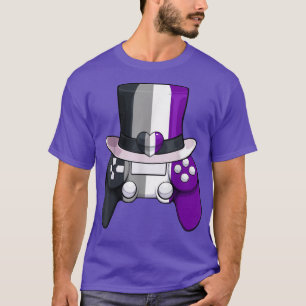 Camiseta Videogame Aseual Controller LGBTQ Aseuality Ace Pr