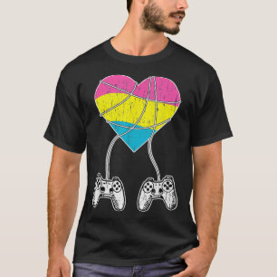 Camiseta VideoGame Controller Pansexual Pride Gaming LGBTQ