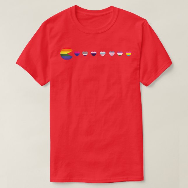 Camiseta VideoGame divertida Gaming LGBTQ Ally Pride Flag G (Diseño del anverso)