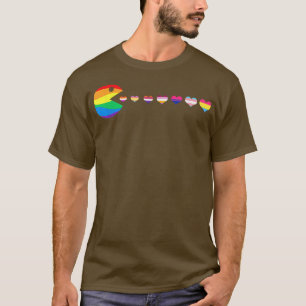 Camiseta Videogame Funny Gaming Lgbtq Ally Pride Bandera Ga