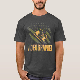 Camiseta Videógrafo de Videografía de Conocimiento