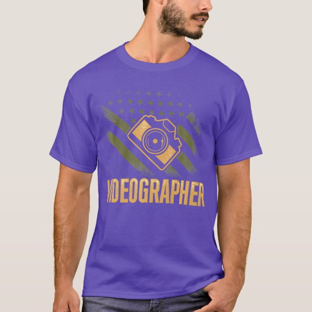 Camiseta Videógrafo de Videografía de Conocimiento (Anverso)