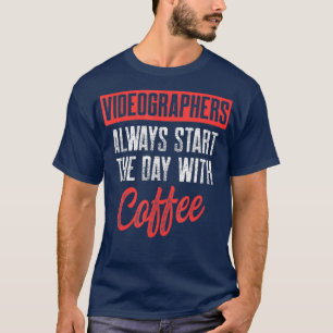 Camiseta Videógrafo Iniciar Videografía Cineasta Regalo