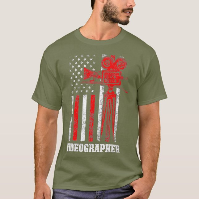 Camiseta Videógrafo inspirador cineasta de videografía (Anverso)