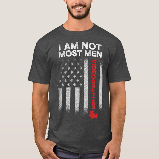Camiseta Videógrafo Power Flag Videography Filmaker (Anverso)
