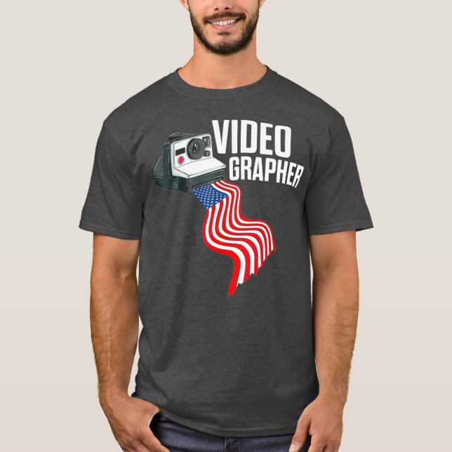 Camiseta Videografo Practicando Cineasta Videográfico (Anverso)