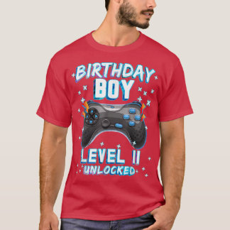 Camiseta Videojuego 11º Jugador de cumpleaños - Nivel 11 Un