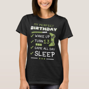 Camiseta Videojuego 13 años de fiesta por jugador 13 años