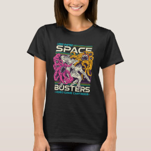 Camiseta Videojuego Aliens Astronauta Astral Cosmic For Spa