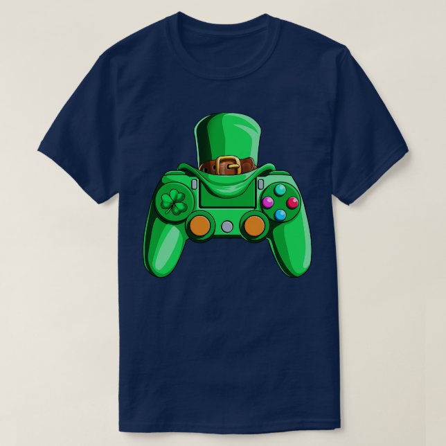 Camiseta Videojuego Boys St Patricks Day Gaming St Pattys D (Diseño del anverso)