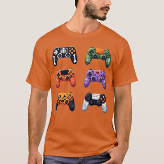 Camiseta Videojuego Bruh Retro Halloween Controlador de jue