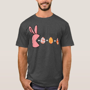 Camiseta Videojuego Bunny Eggs Easter Gamer Niños Chicos Bo